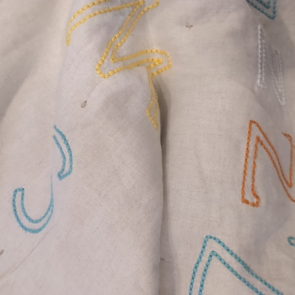 LAND OF NOD Baby Blanket Coverlet ABC - Picture 5 of 5